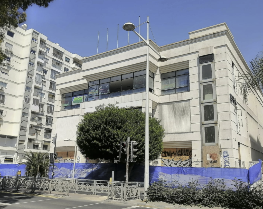 View on Olympia Commercial Centre as of July 2026